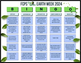 Earth Bingo Board for Grades K-6