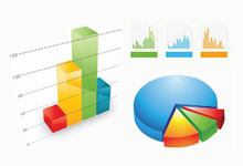 pie charts and graphs logo